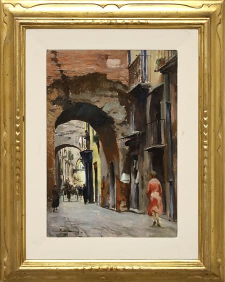 Michele De Simone — Napoli, via dell'Anticaglia